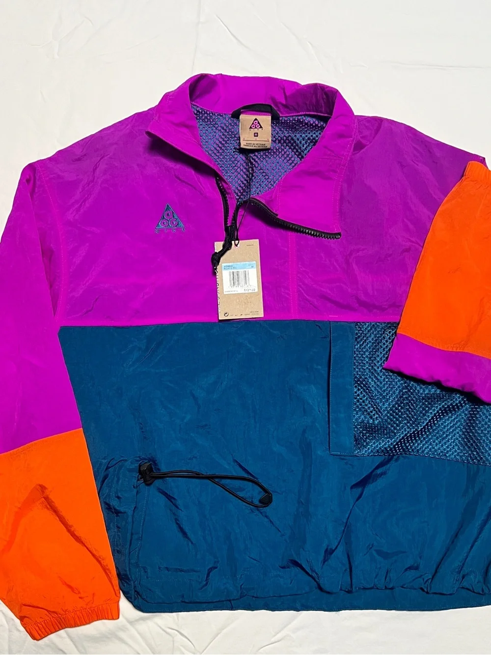 Nike ACG Women's Pullover Jacket - Magenta & Teal